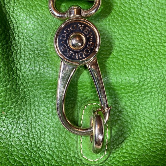 Dooney & Bourke Logo Lock Shoulder Bag Green NWOT - Picture 4 of 16
